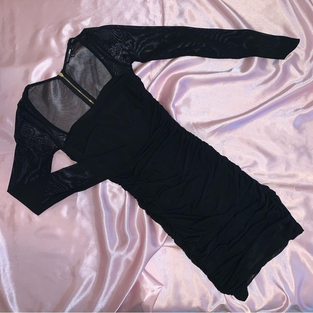Mesh mini dress